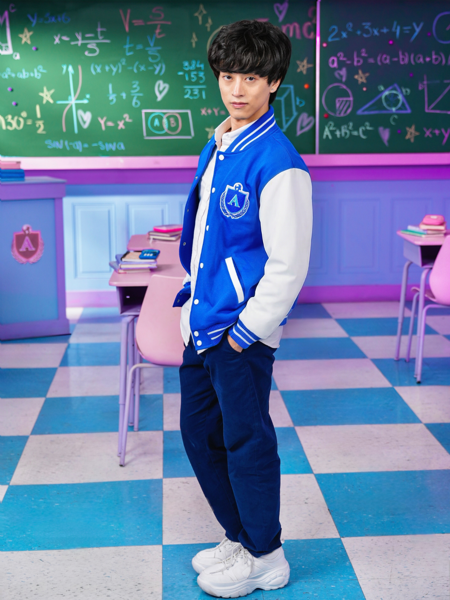School Jacket (Blue)