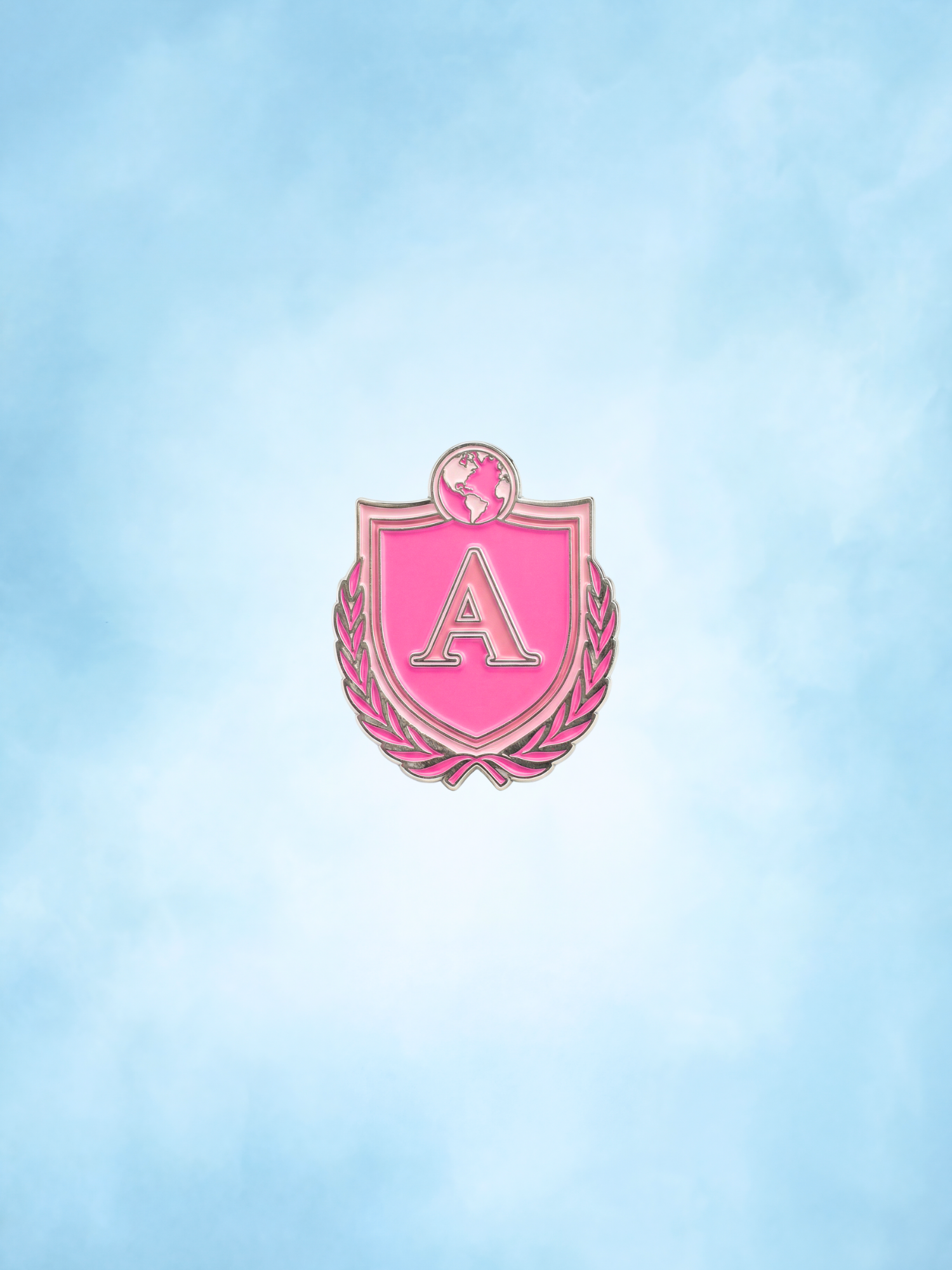 A School Pin Badge (Pink)