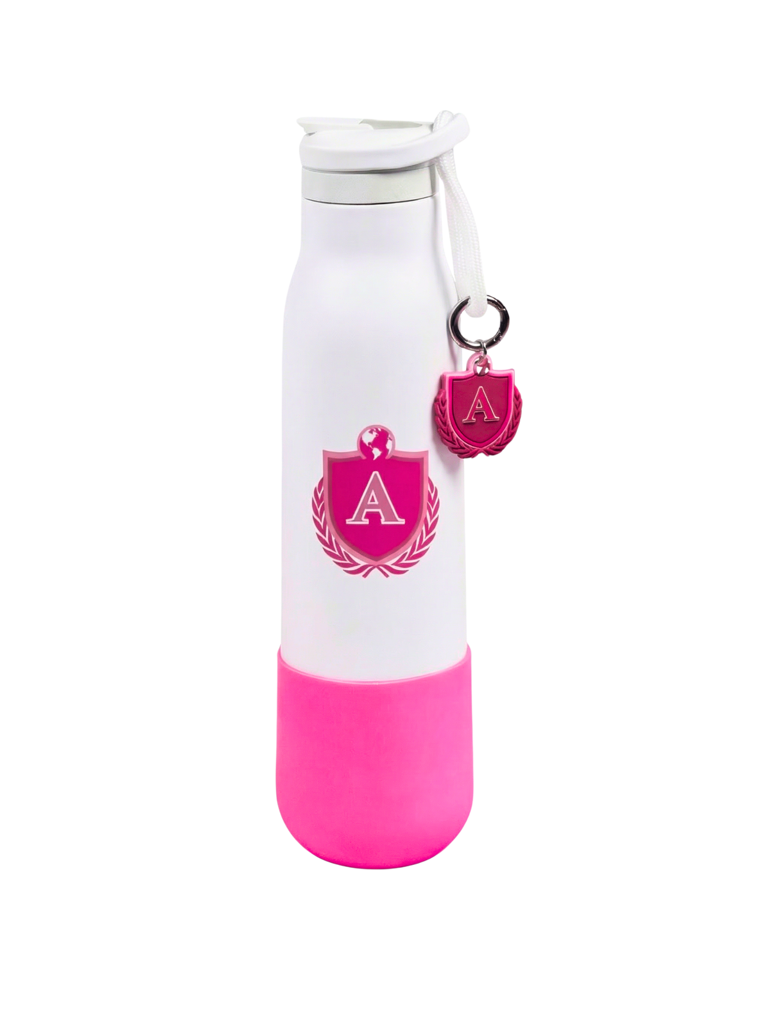 Bottle Charm and Sleeve (Pink)