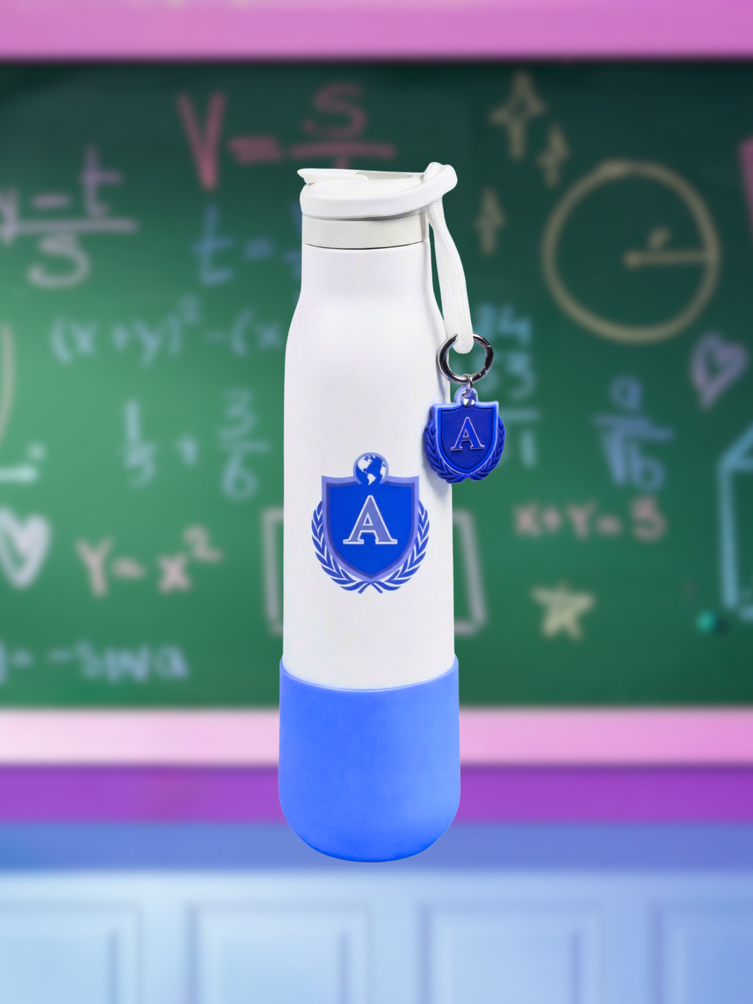 Bottle Charm and Sleeve (Blue)