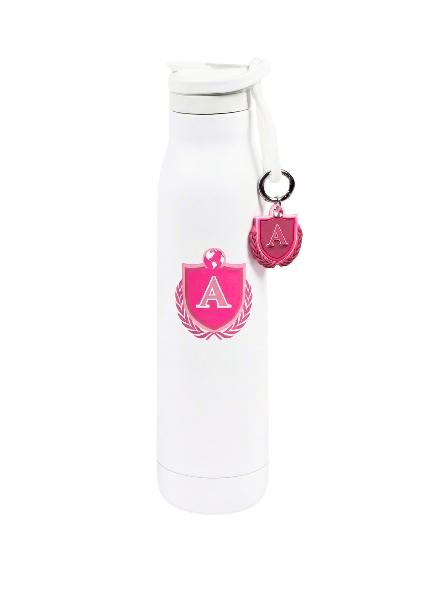 Bottle Charm and Sleeve (Pink)