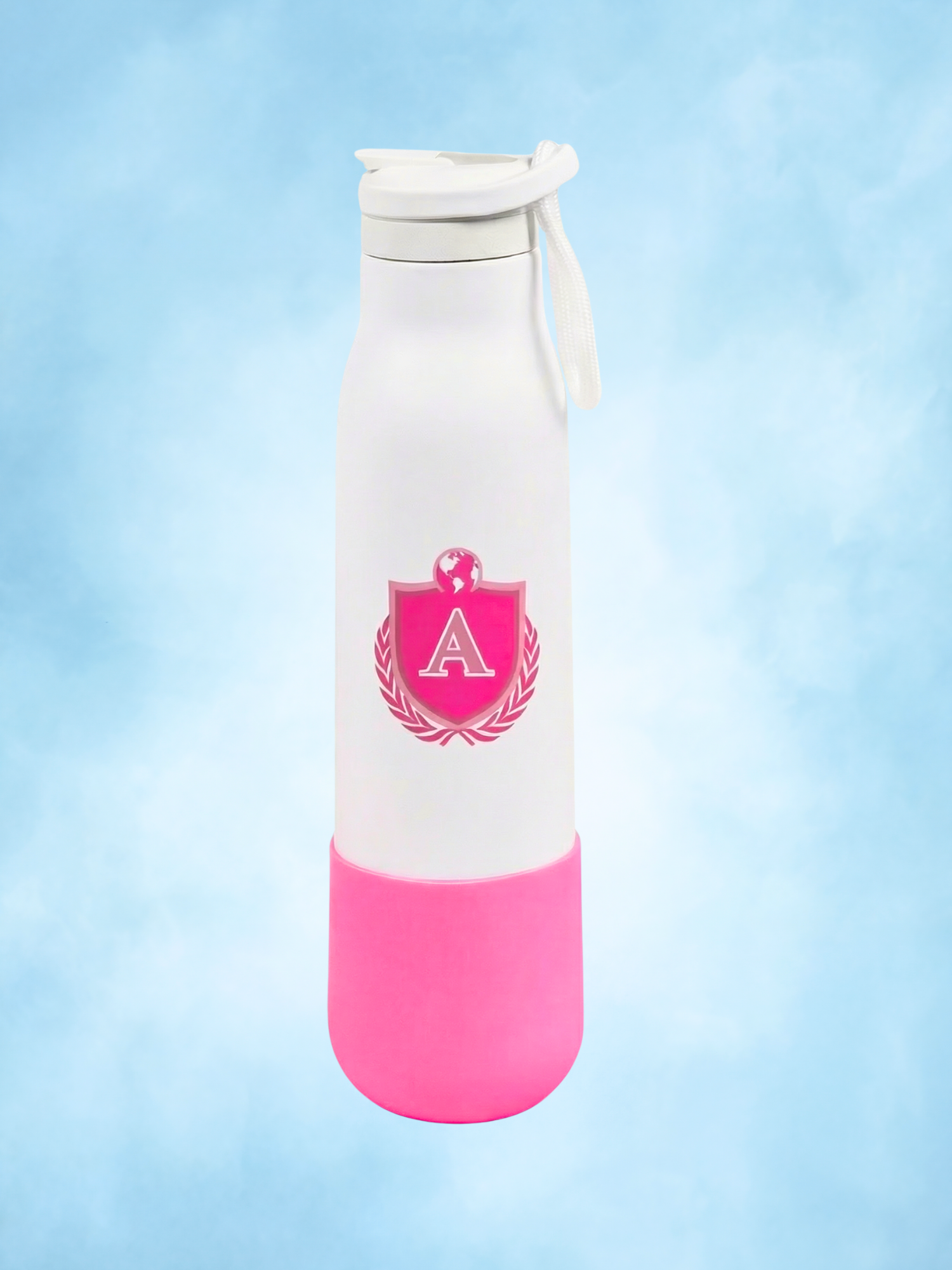 Bottle Charm and Sleeve (Pink)