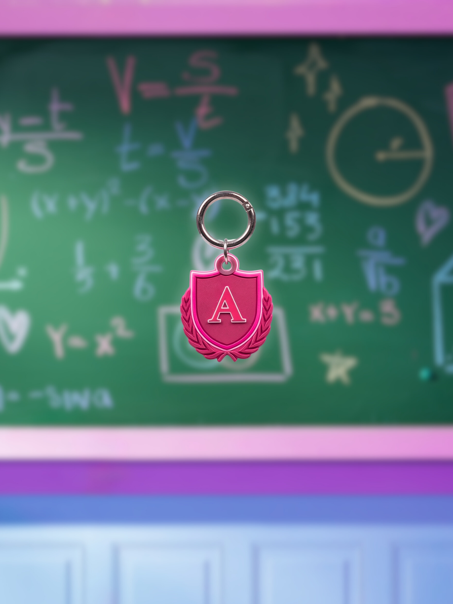 Bottle Charm and Sleeve (Pink)