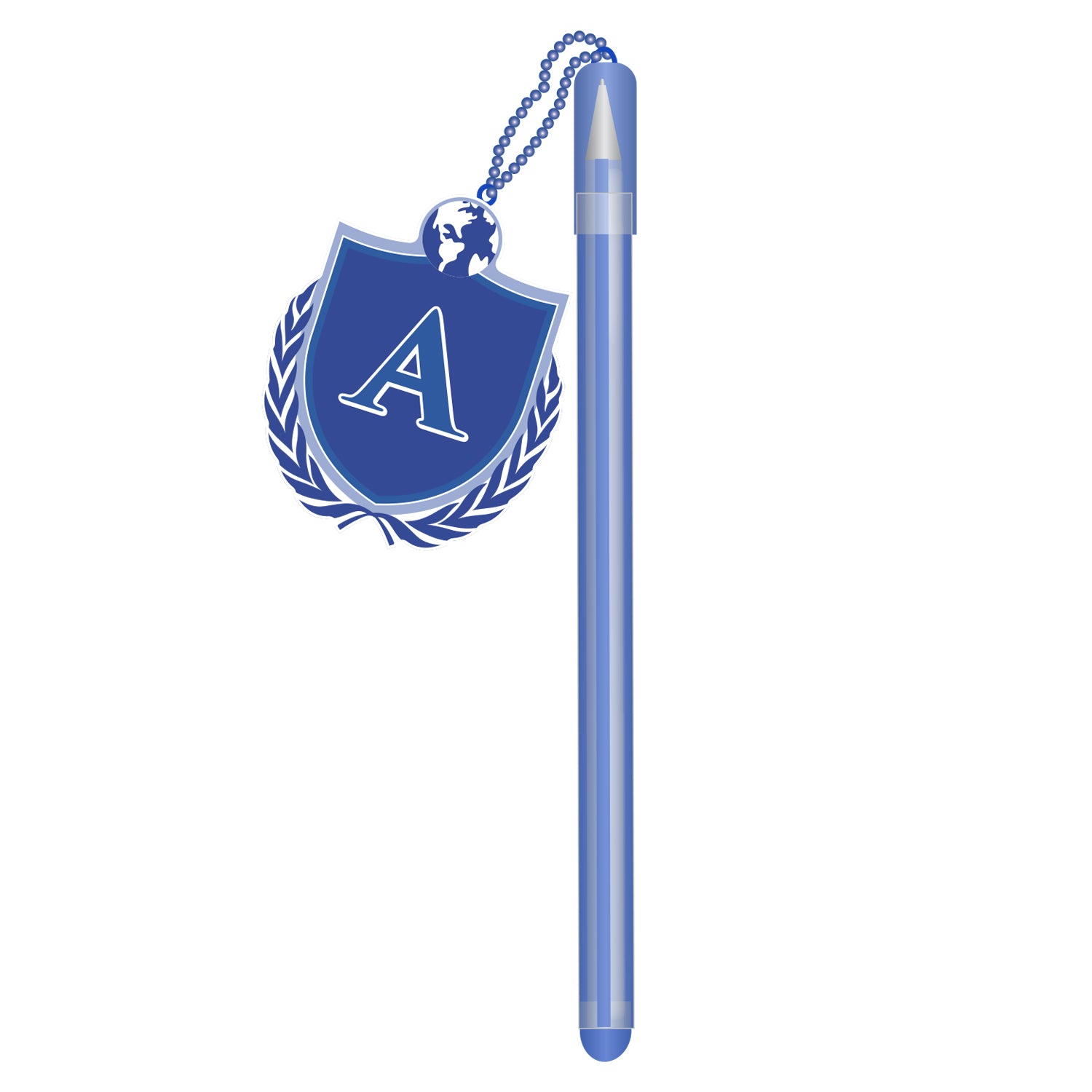 Pen W/ Charm (Blue)